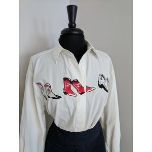 Gerard Cowboy Boots Button Down Shirt